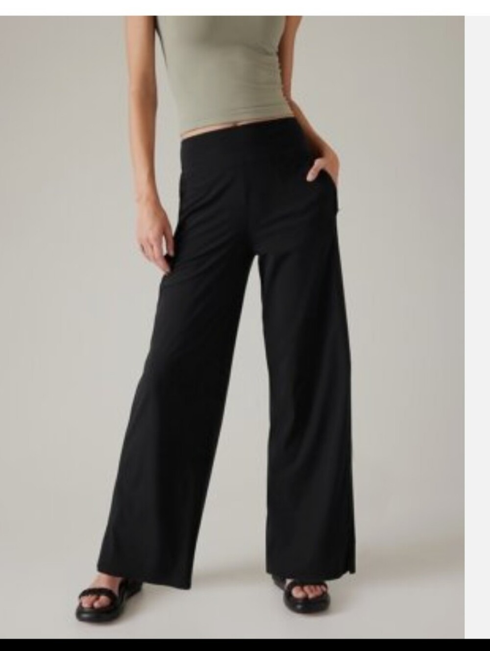 Athleta Cosmic Black Pants SIZE 8